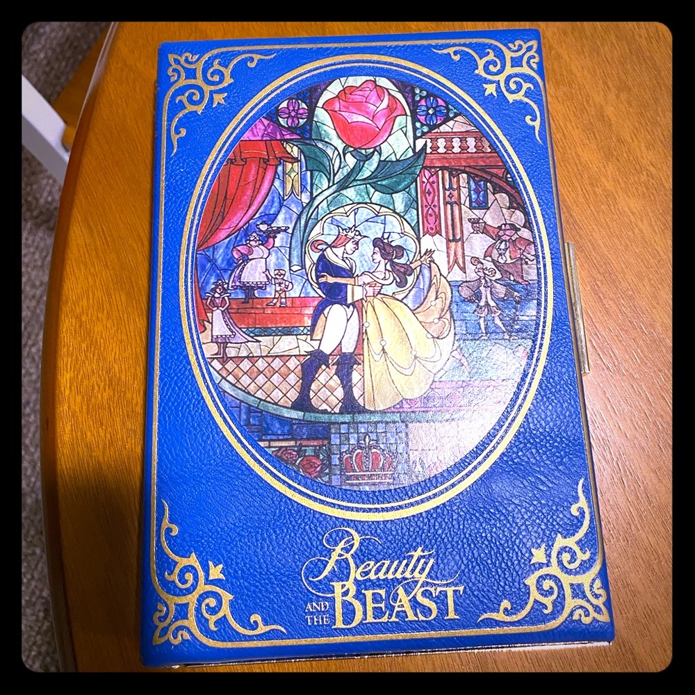 Beauty and the Beast Clutch Purse NWT